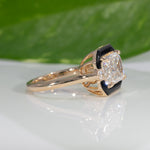 14K Yellow Gold Lab Grown Diamond Ring