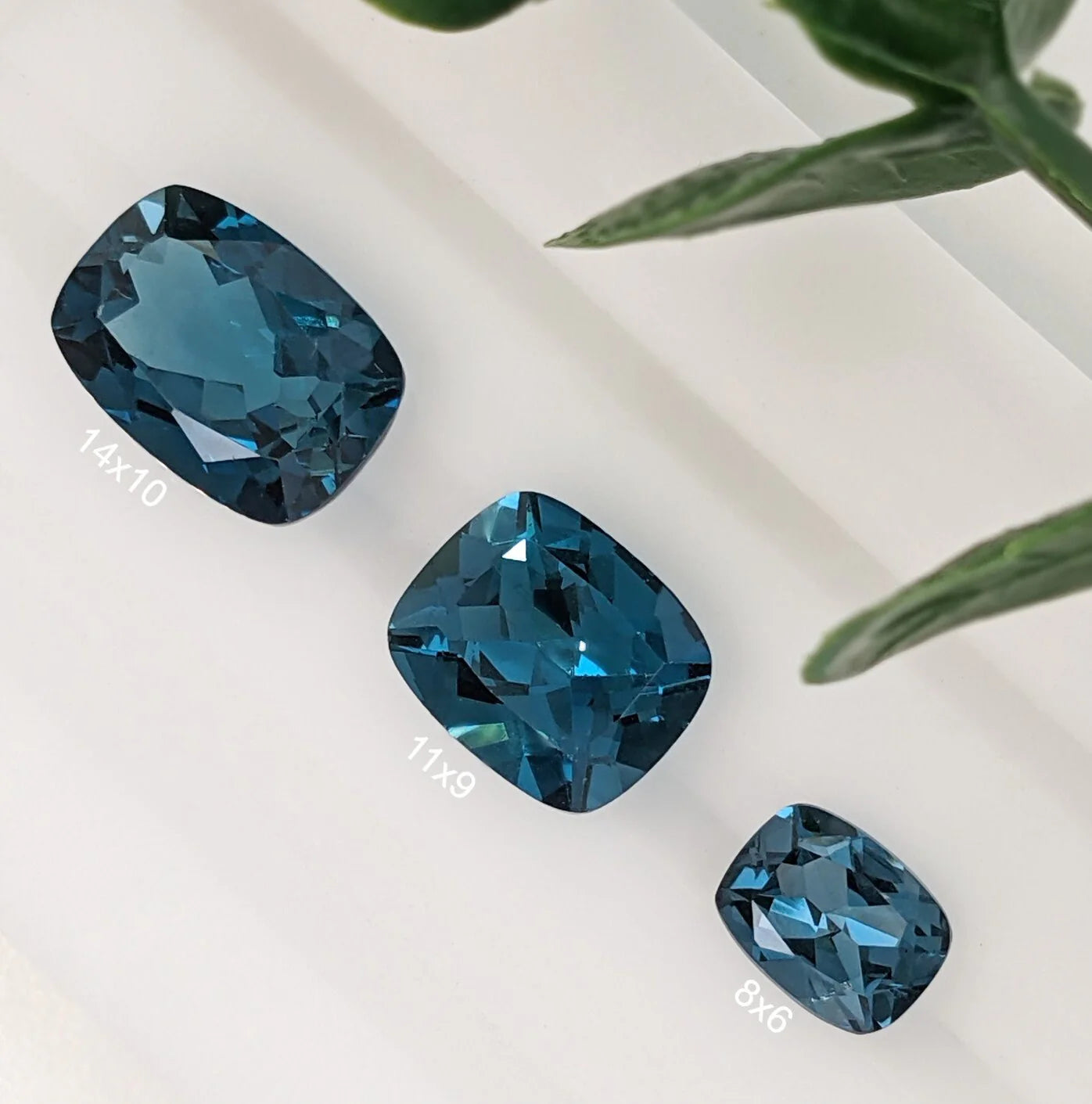 Elongated Cushion London Blue Topaz Loose Gemstone 5