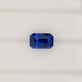 GIA certified natural ceylon sapphire emerald cut loose gemstone