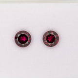 1.86ct Purple Garnet round 7.4mm loose purple gemstone