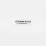 14K white gold diamond band