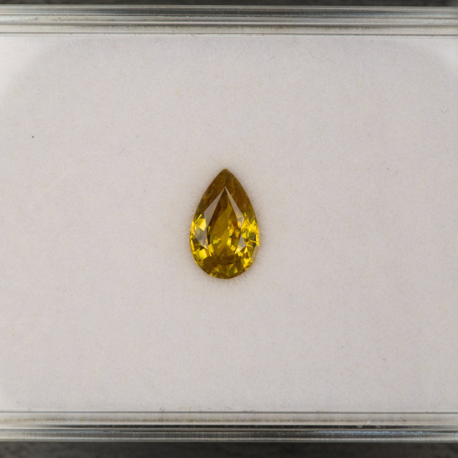 Sphene Pear Loose Gemstone 1.59 Carat