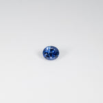 1.14 carat natural blue sapphire, oval 6.1x5.3mm loose gemstone