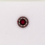 2.765ct Purple Garnet round 8.6mm loose purple gemstone