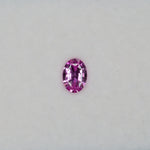 0.64 carat natural pink sapphire, oval 6.9x4.9mm loose gemstone
