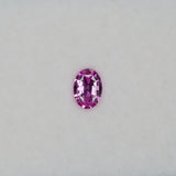 0.64 carat natural pink sapphire, oval 6.9x4.9mm loose gemstone