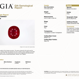 GIA Certified Burma Ruby Heated Oval 6.54x5.86mm 1.36cts – Natural Premium Red Gemstone for Fine Jewelry