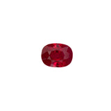 GIA Certified Burma Ruby Cushion Cut 7.4×5.71 mm 1.73-Carat Natural Loose Gemstone
