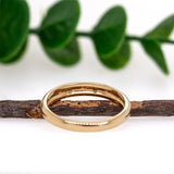 14K Yellow Gold Natural Diamond Women's Wedding Band