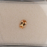 Natural Brazilian Imperial Topaz Oval Cut Loose Gem ~0.74cts - Rare Earth-Mined Gemstone