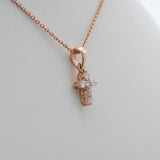 Lab Grown Diamond Cross Pendant in Solid 14K Gold | Elegant Fine Jewelry Gift for Women, Graduation & Special Occasions