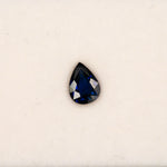 1.40 carat natural blue sapphire, pear 8.05x6mm Ceylon loose gemstone