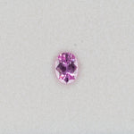 0.86 carat natural pink sapphire, oval 7x5.1mm loose gemstone