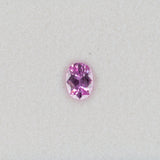 0.86 carat natural pink sapphire, oval 7x5.1mm loose gemstone