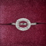 Angel Series East West Oval Ring Setting in 14K Solid Gold with a Natural Diamond Halo | Oval Shape 7x5 8x6 9x7 Customizable
