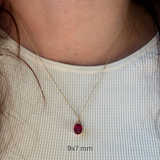 Natural Oval Faceted Ruby Gemstone – Madagascar Origin, Loose Gemstone for Jewelry Setting