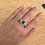 Exceptional GIA Certified Emerald in a Bespoke Heirloom Setting