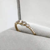 Diamond Band in Solid 14K Gold | Earth Mined Diamonds