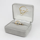 Cushion Shaped Ring Semi Mount w Earth Mined Diamonds in Solid 14K Gold