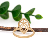 Avanti 14K Solid Gold Solitaire Ring Mount | Marquise 12x9mm