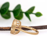 Avanti 14K Solid Gold Solitaire Ring Mount | Marquise 12x9mm