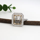 eternal 14k gold semi mount bridal diamond ring