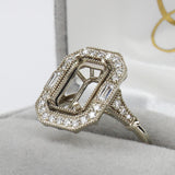 eternal 14k gold semi mount bridal diamond ring