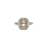 eternal 14k gold semi mount bridal diamond ring