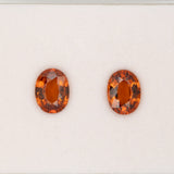 1.77ct Spessartite Garnet oval 8.9x6.8mm loose orange gemstone