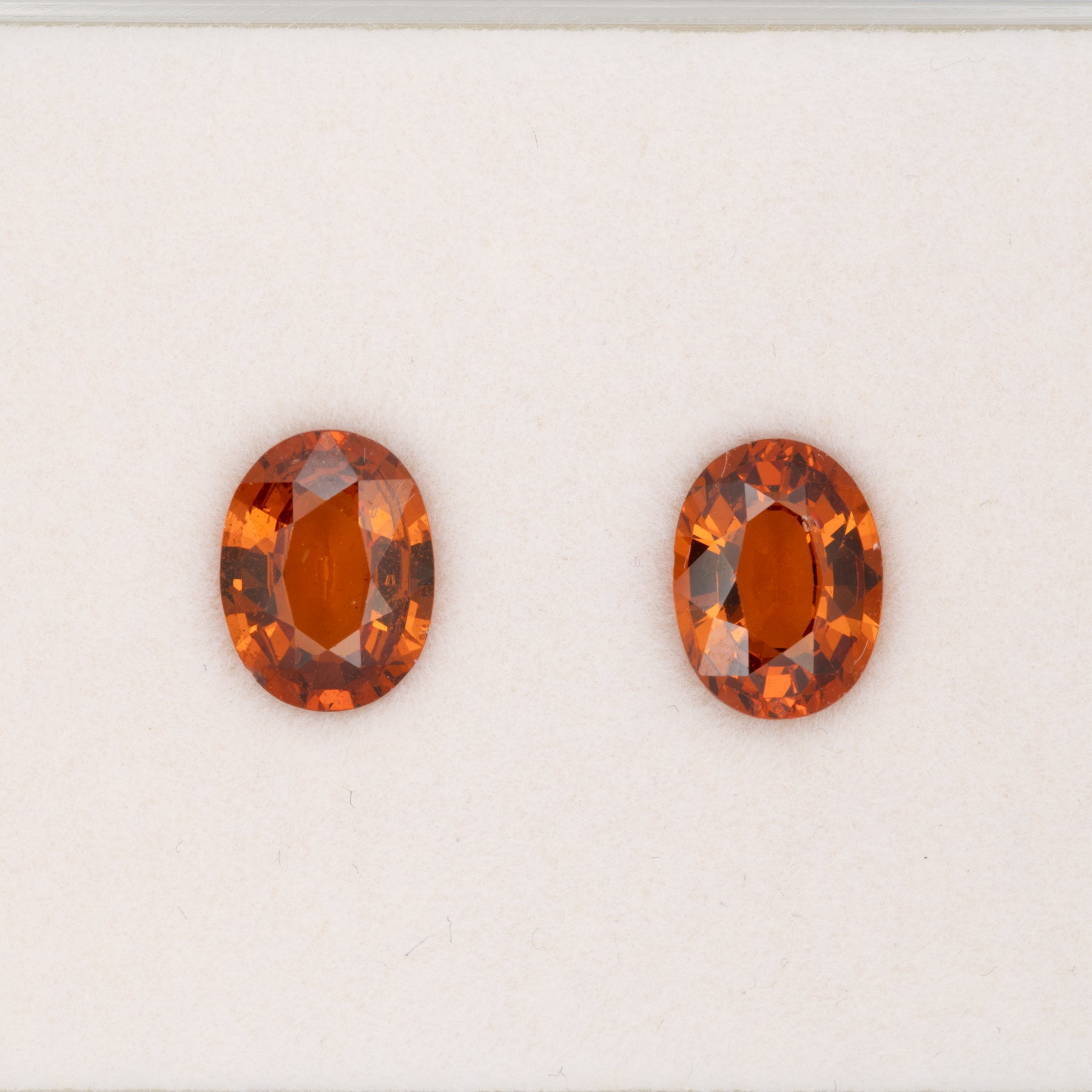 1.77ct Spessartite Garnet oval 8.9x6.8mm loose orange gemstone