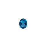 Exquisite London Blue Topaz Oval Loose Gemstone