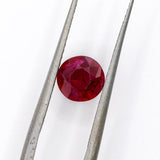 Natural Round Madagascar Ruby Loose Gemstone for Fine Jewelry | Red Ruby Gemstone for Rings, Pendants & Luxury Jewelry Making