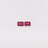 Natural Emerald Cut Madagascar Ruby Gemstone – Faceted Loose Stone for Custom Jewelry