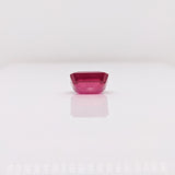 Natural Emerald Cut Madagascar Ruby Gemstone – Faceted Loose Stone for Custom Jewelry