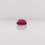 Natural Emerald Cut Madagascar Ruby Gemstone – Faceted Loose Stone for Custom Jewelry