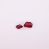 Natural Emerald Cut Madagascar Ruby Gemstone – Faceted Loose Stone for Custom Jewelry