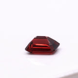 Natural Emerald Cut Red Garnet – Calibrated Loose Faceted Gemstone for Jewelry Making