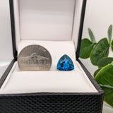 Natural Trillion Cut London Blue Topaz – Calibrated Loose Faceted Gemstone for Jewelry Making