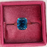 Natural Elongated Cushion Cut London Blue Topaz – Calibrated Loose Faceted Gemstone for Jewelry Making