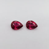 Natural Pear Cut Red Garnet – Calibrated Loose Faceted Gemstone for Jewelry Making