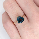 Natural Trillion Cut London Blue Topaz – Calibrated Loose Faceted Gemstone for Jewelry Making