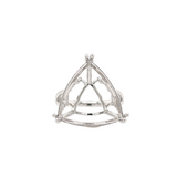 Trillion Cut Solitaire Statement Ring Mount