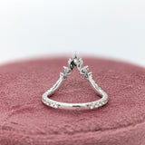 Stackable V Shape Diamond Band