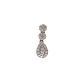 Beautiful Diamond Pendant in Solid 14K White Gold | Earth Mined Diamonds