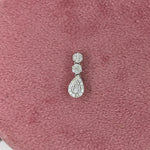 Beautiful Diamond Pendant in Solid 14K White Gold | Earth Mined Diamonds