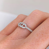 Oval Cut Semi-Mount Ring in Solid 14K Gold with Earth-Mined Diamonds – 3x2.5mm