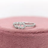 Oval Cut Semi-Mount Ring in Solid 14K Gold with Earth-Mined Diamonds – 3x2.5mm