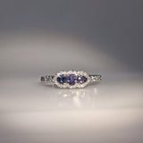 Oval Cut Semi-Mount Ring in Solid 14K Gold with Earth-Mined Diamonds – 3x2.5mm