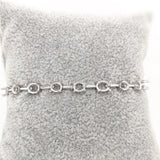 Beautiful Oval Bracelet Mount in Solid 18K Gold | Customizable