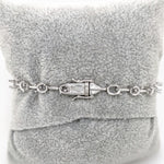 Beautiful Oval Bracelet Mount in Solid 18K Gold | Customizable